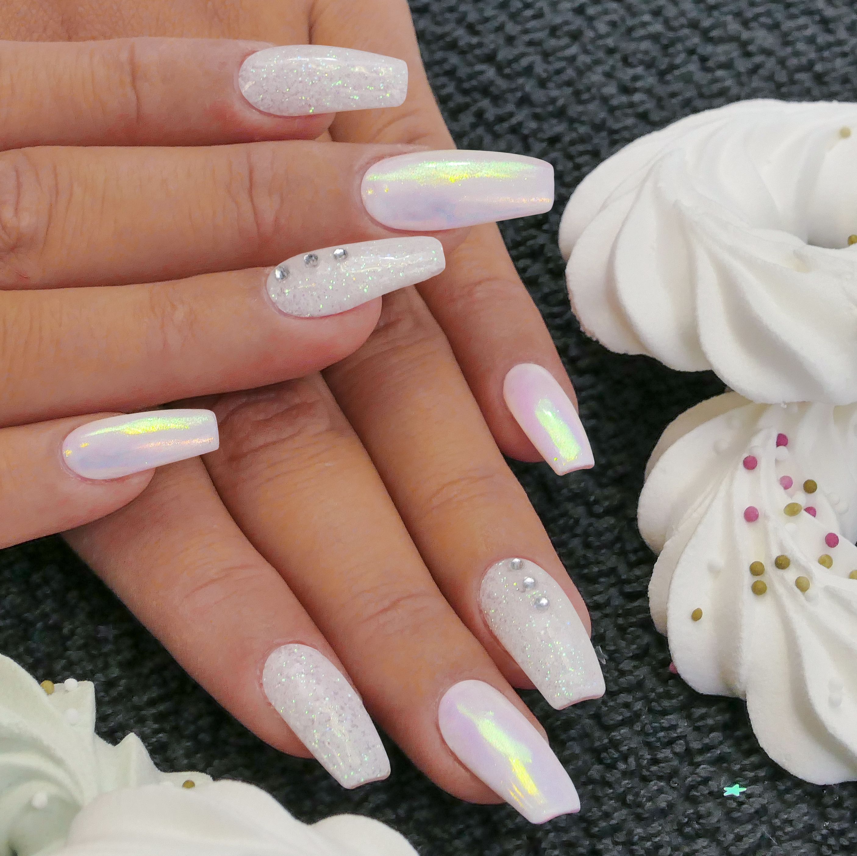 Neonail Lestici Pigment Pearl Effect Naninails Cz Gel Nails Nail Designs Nail Art