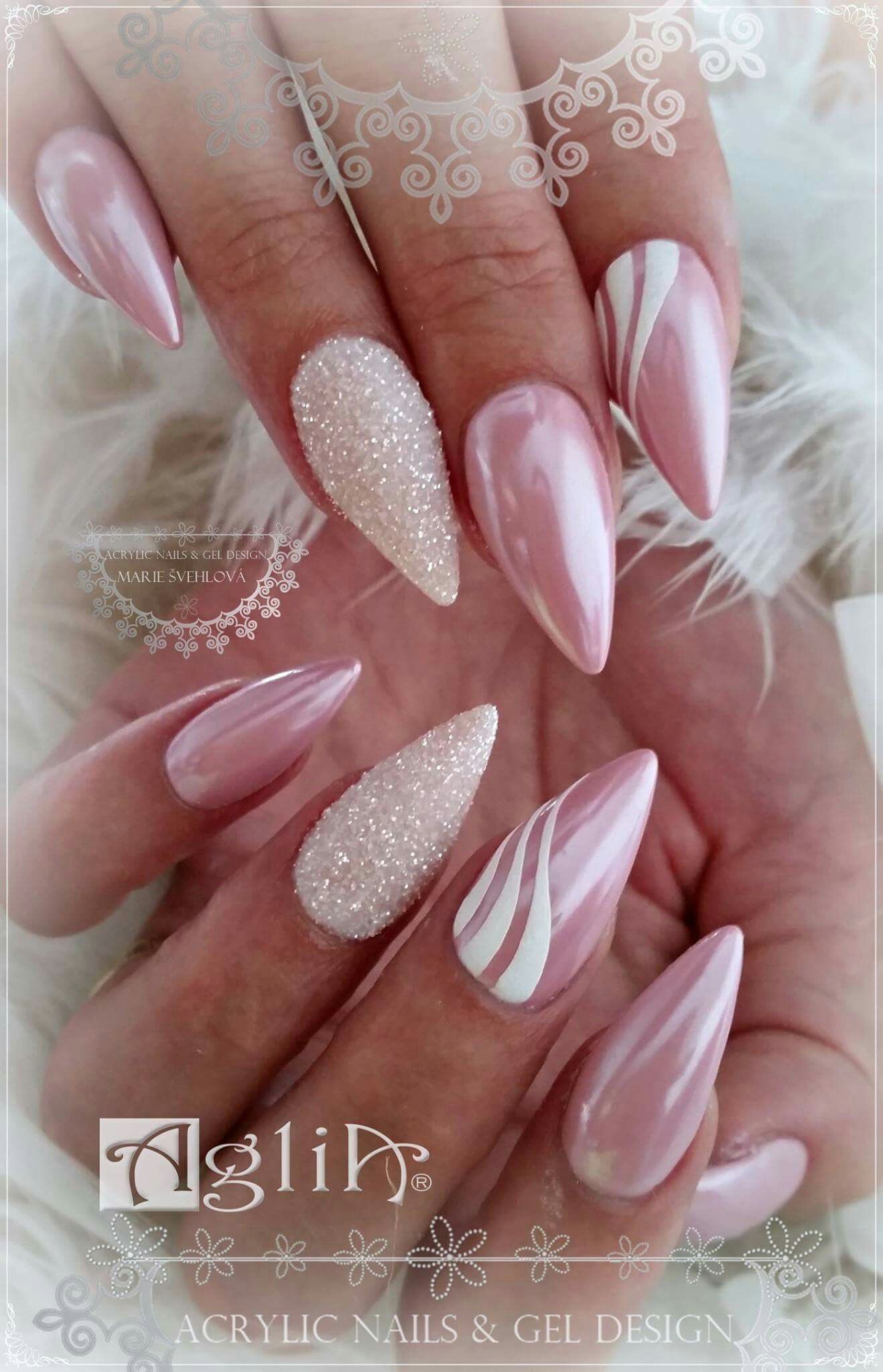 Acrylic Mail S Gel Design Chrome White Nails Pink Chrome Nails Pink Nails White Nail Designs