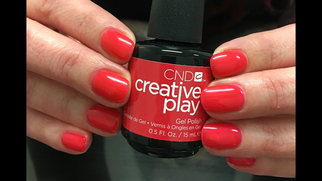 Cnd Creative Play Gelpolish Removal Real Time Salon Service By Anna Youtube