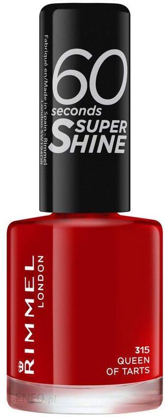 Rimmel London 60 Seconds Super Shine 8ml 315 Queen Of Tarts Opinie I Ceny Na Ceneo Pl