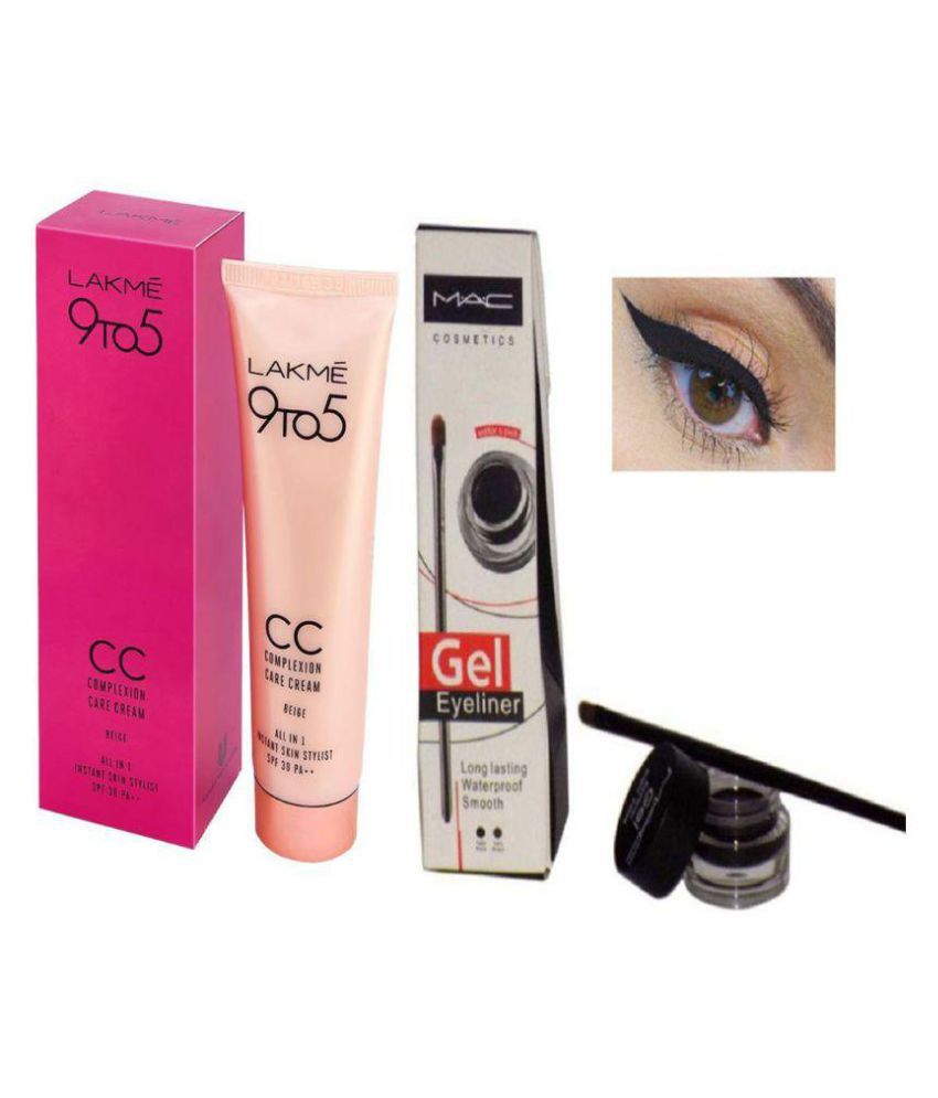 M A C Imported Gel Eyeliner Lakme Foundation 9g Spf 30 3 3 Gm Buy M A C Imported Gel Eyeliner Lakme Foundation 9g Spf 30 3 3 Gm At Best Prices In India Snapdeal