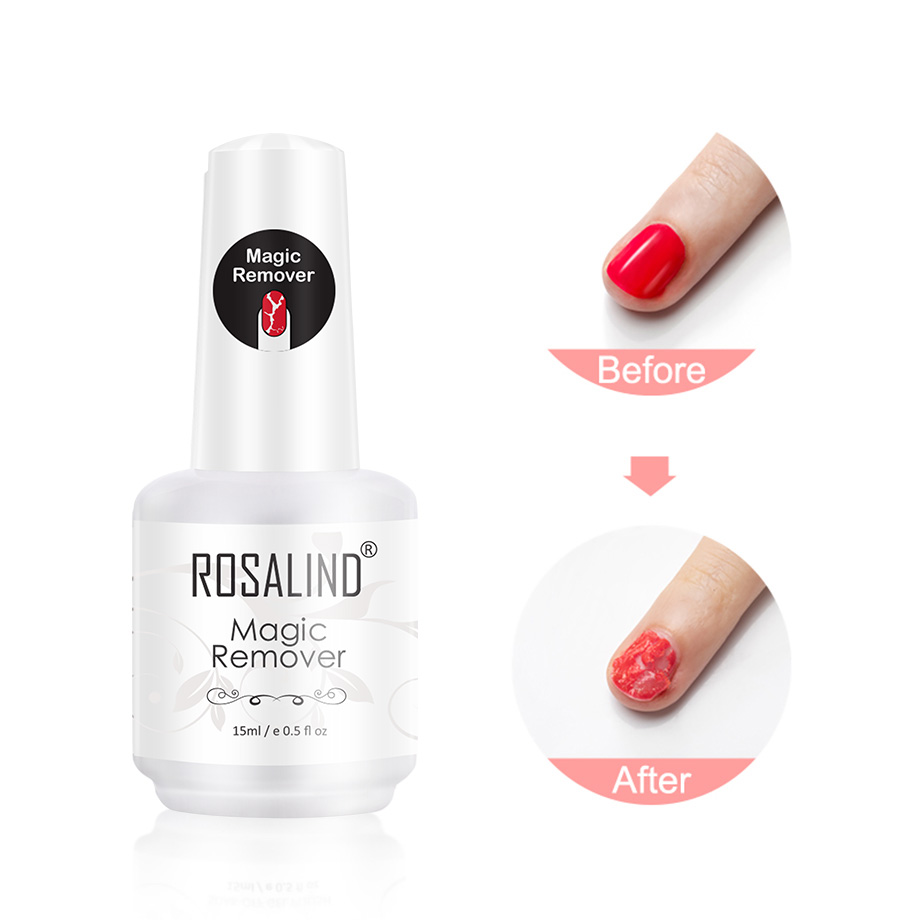 Rosalind Magic Remover Soak Off Nail Gel Lak Polish All For Manicure Fast Cleaner Uv Magic Remover Gel Nail Polish Remover Aliexpress