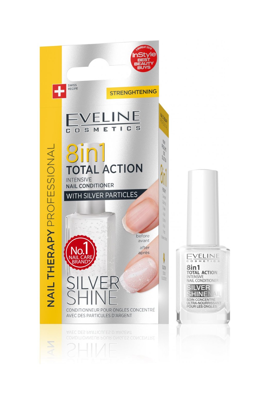Eveline Cosmetics Total Action 8v1 Nail Conditioner Lilite