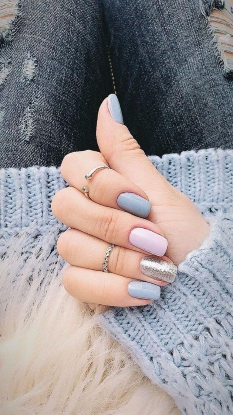 Outstanding Holiday Winter Nails Art Designs 2019 12 101outfit Com Gelove Nehty Design Nehtu