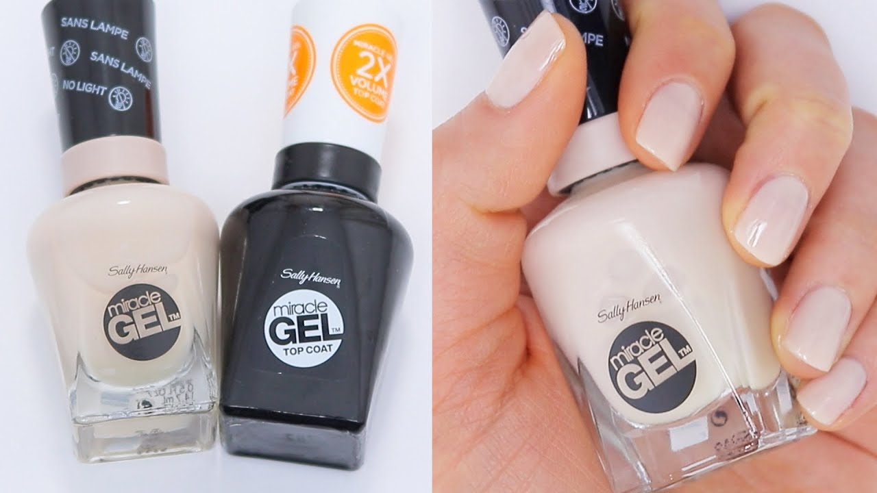 Sally Hansen Miracle Gel Nail Polish Review 7 Day Test Youtube