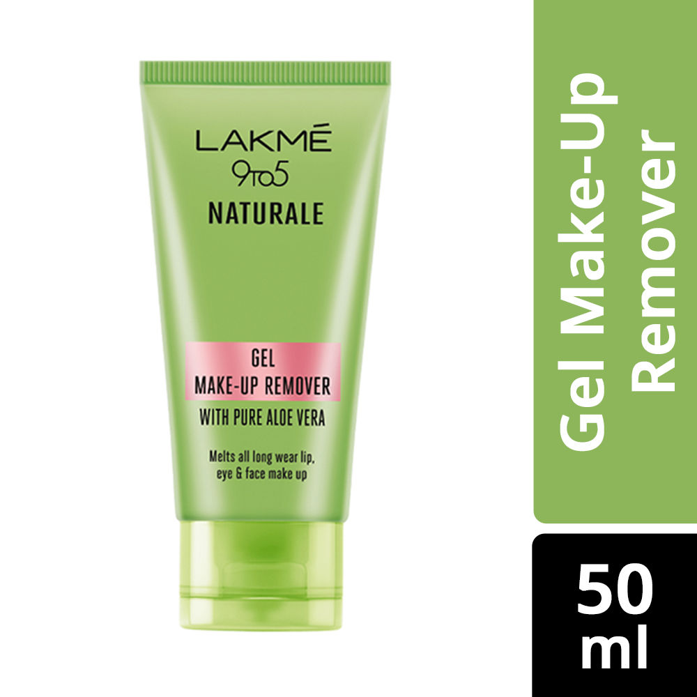Lakme 9 To 5 Naturale Gel Makeup Remover With Pure Aloe Vera Buy Lakme 9 To 5 Naturale Gel Makeup Remover With Pure Aloe Vera Online At Best Price In India Nykaa