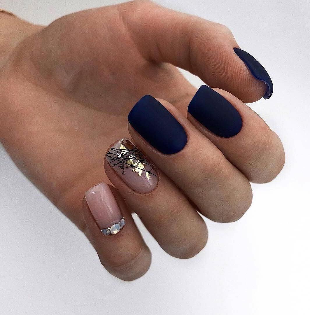 45 Fall Can Also Be Recommended With Frosted Nail Style In 2020 With Images Design Nehtu Nehty Design