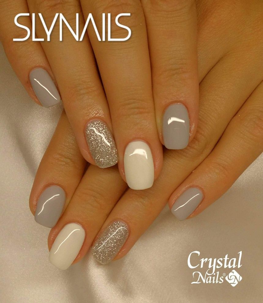 So Pretty Crystal Nails Gel Nails Nails