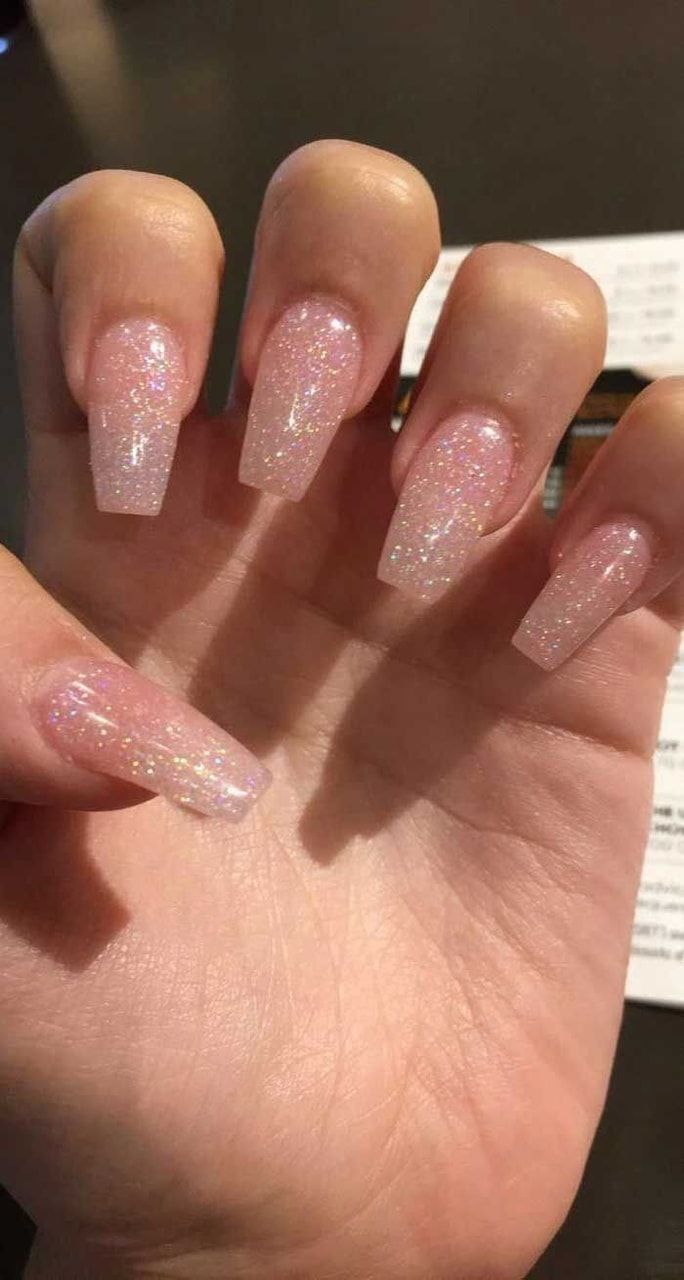 Shared By Olgaspiliopoulouu Find Images And Videos About Nails And Glitter On We Heart It The App To In 2020 Glitter Nails Acrylic Dream Nails Pretty Acrylic Nails