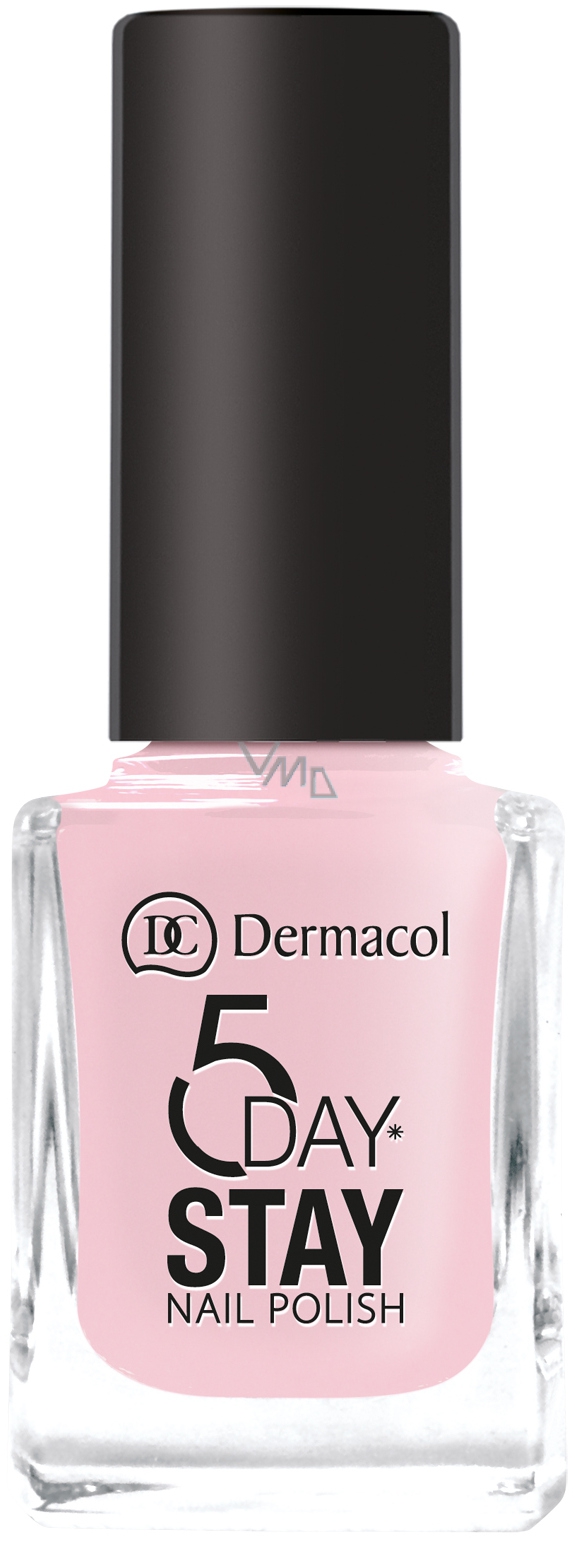Dermacol 5 Day Stay Long Lasting Nail Polish 06 First Kiss 11 Ml Vmd Parfumerie Drogerie