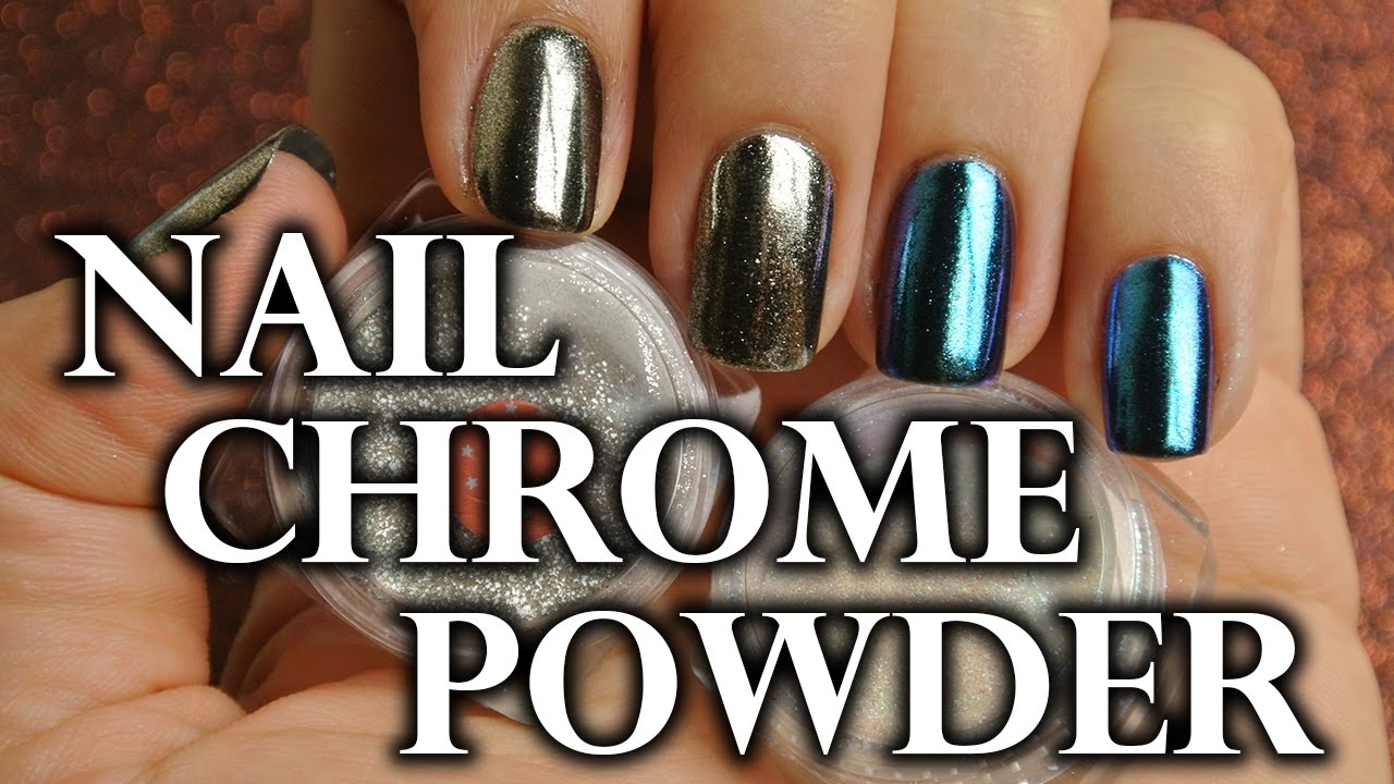 Chrome Nails Tutorial Metalicke Kovove Nehty Magic Miror Powder Youtube