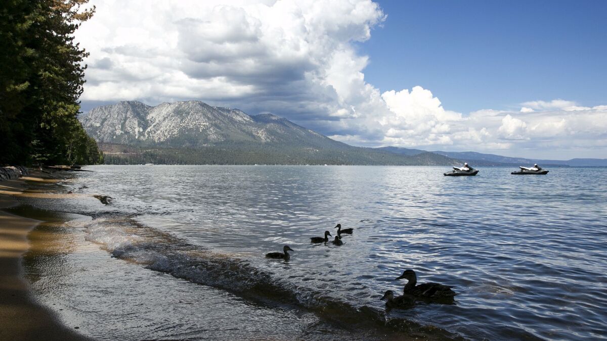 Coronavirus Spikes At Lake Tahoe Amid Summer Tourist Season Los Angeles Times