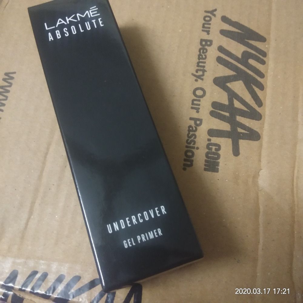Lakme Absolute Under Cover Gel Face Primer Review Nykaa