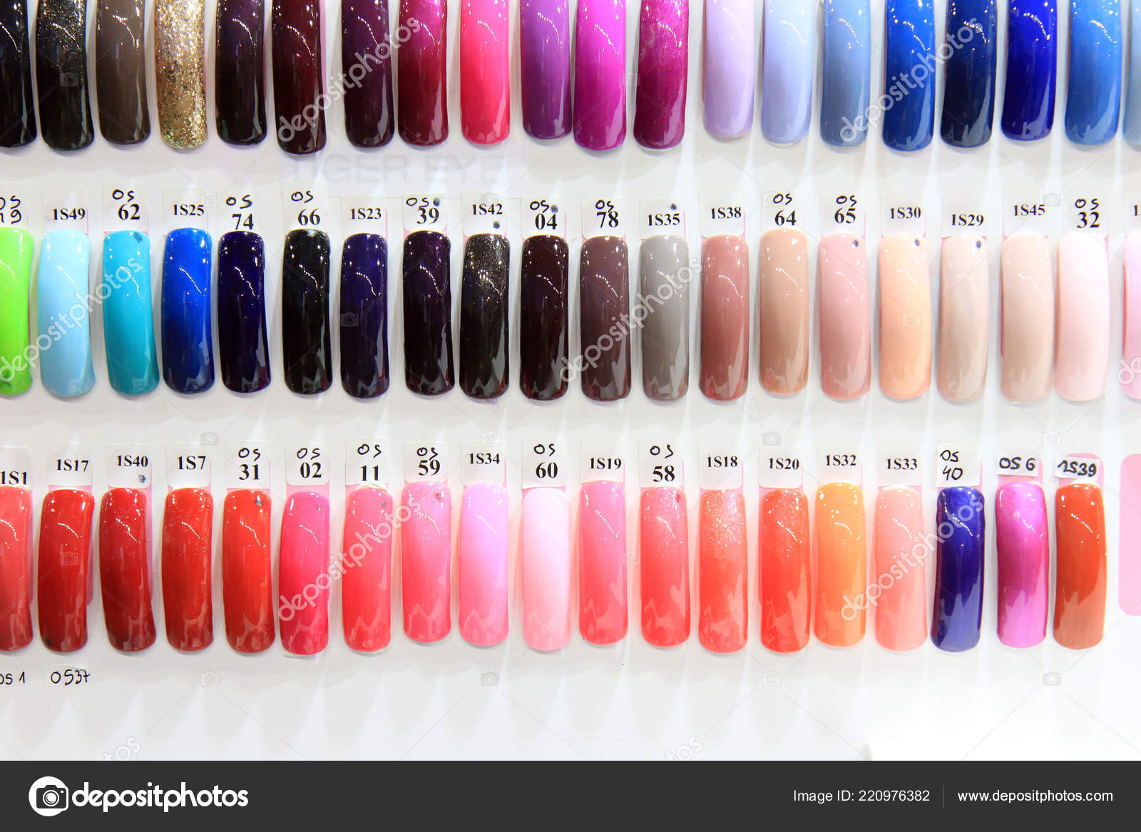 Various Nail Gel Colors Cosmetic Products Various Colors Nail Gel Stock Photo C Gdragan 220976382