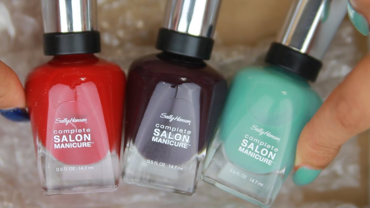 Sally Hansen Complete Salon Manicure Nail Polish Review Youtube