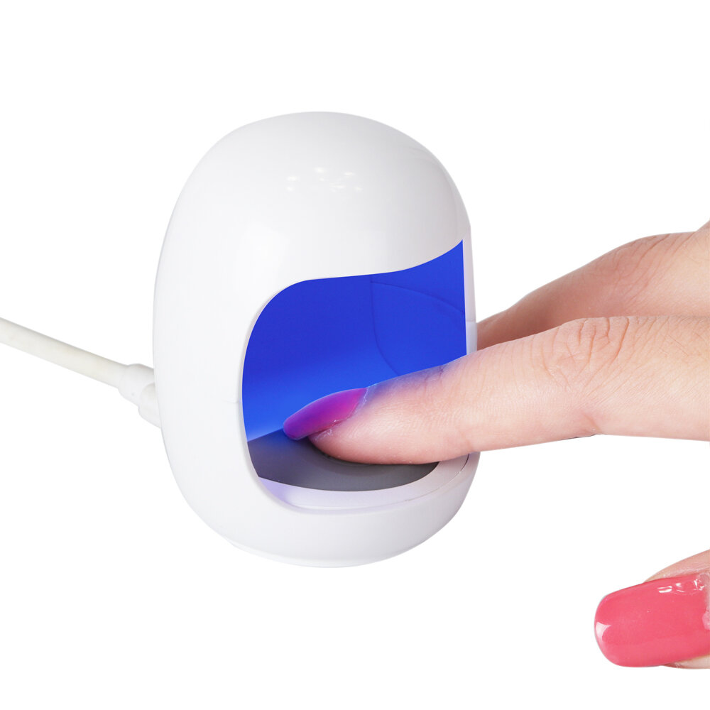 Mini Finger Susicka Na Nehty Led Lampa Uv Gel Curling Manicure Tool Banggood Mobile