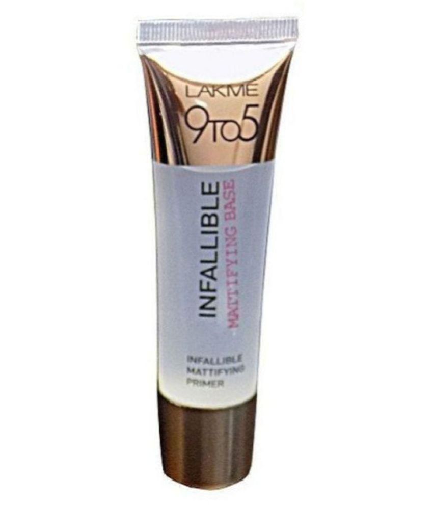 Lakme 9 To 5 Infallible Mattifying Base Face Primer Gel 35 Ml Buy Lakme 9 To 5 Infallible Mattifying Base Face Primer Gel 35 Ml At Best Prices In India Snapdeal