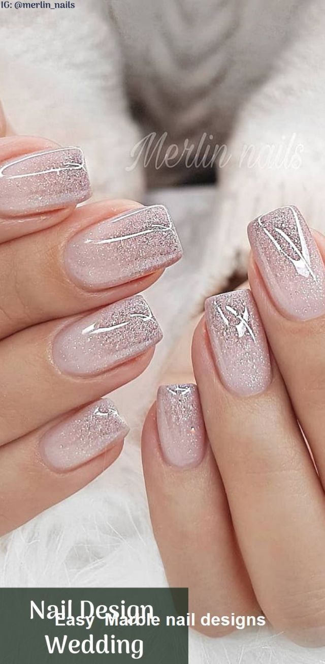 25 Design Of Marble Nails With Water And Nail Polish 2 Nail Design Nailideastrends In 2020 Jednoduche Nehty Ombre Nehty Gelove Nehty