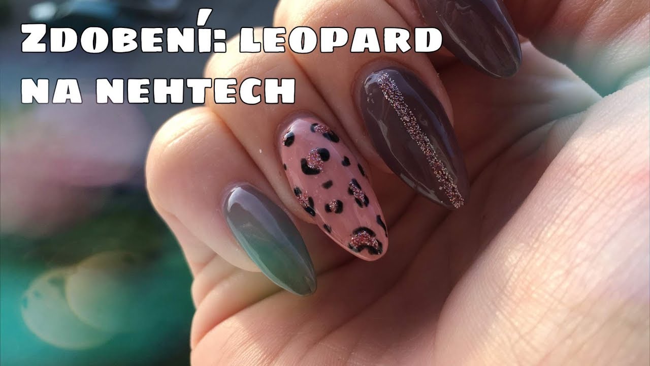 Zdobeni Nehtu Gel Laky Leopardi Vzor Kate Cosmetics Youtube