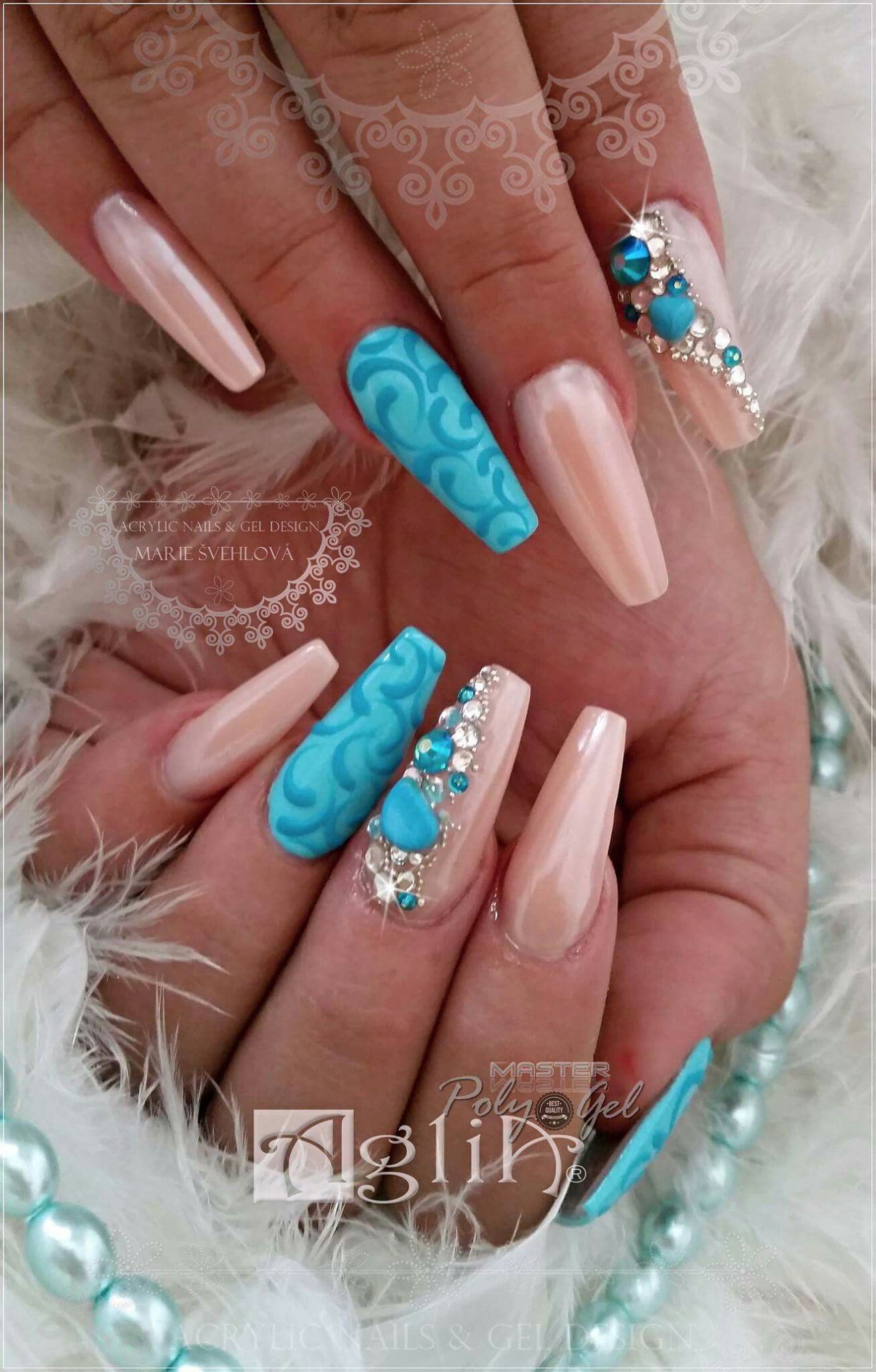Acrylic Nails Gel Design Nehty