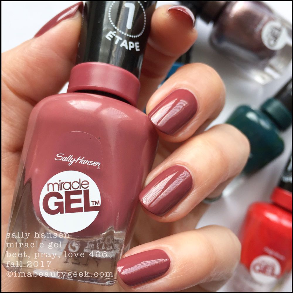 Sally Hansen Miracle Gel Swatches Fall 2017 Morocco Sally Hansen Miracle Gel Sally Hansen Miracle Gel Colors Miracle Gel