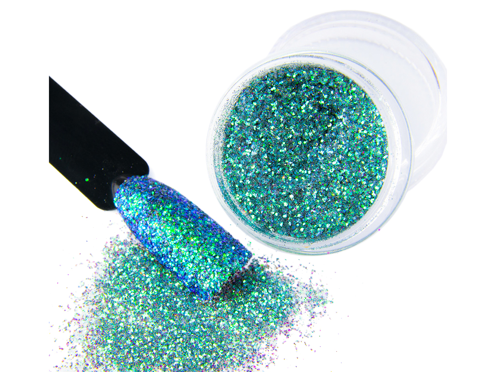 Glitter Na Nehty Holograficky Mystic Emeraldovy