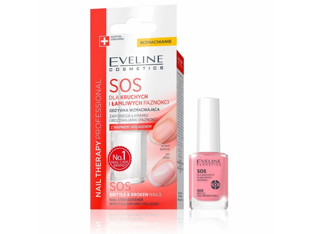 Eveline Cosmetics Nail Therapy Sos Lak Na Nehty Znicene