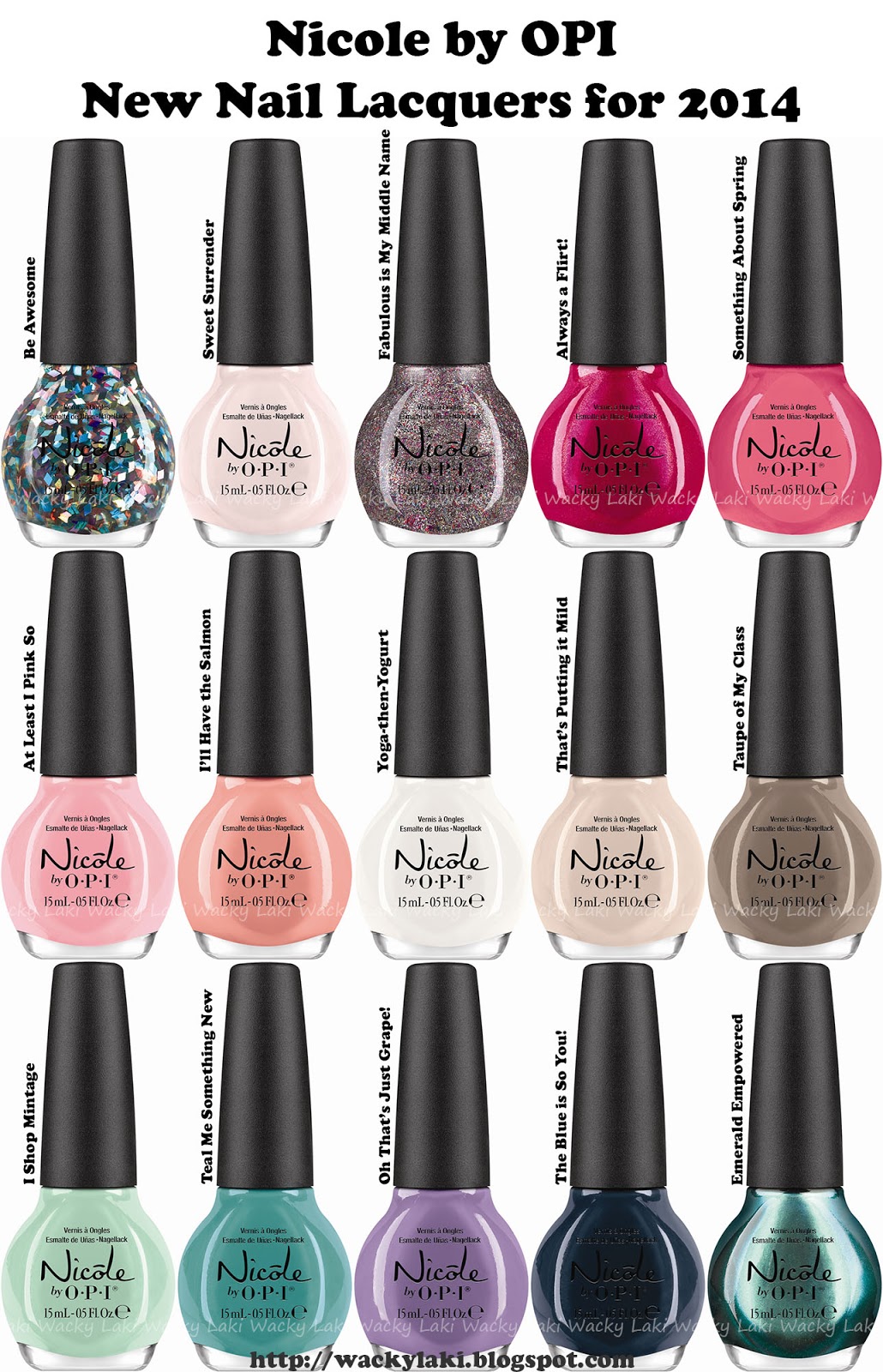 Wacky Laki Press Release Nicole By Opi New Nail Lacquers For 2014