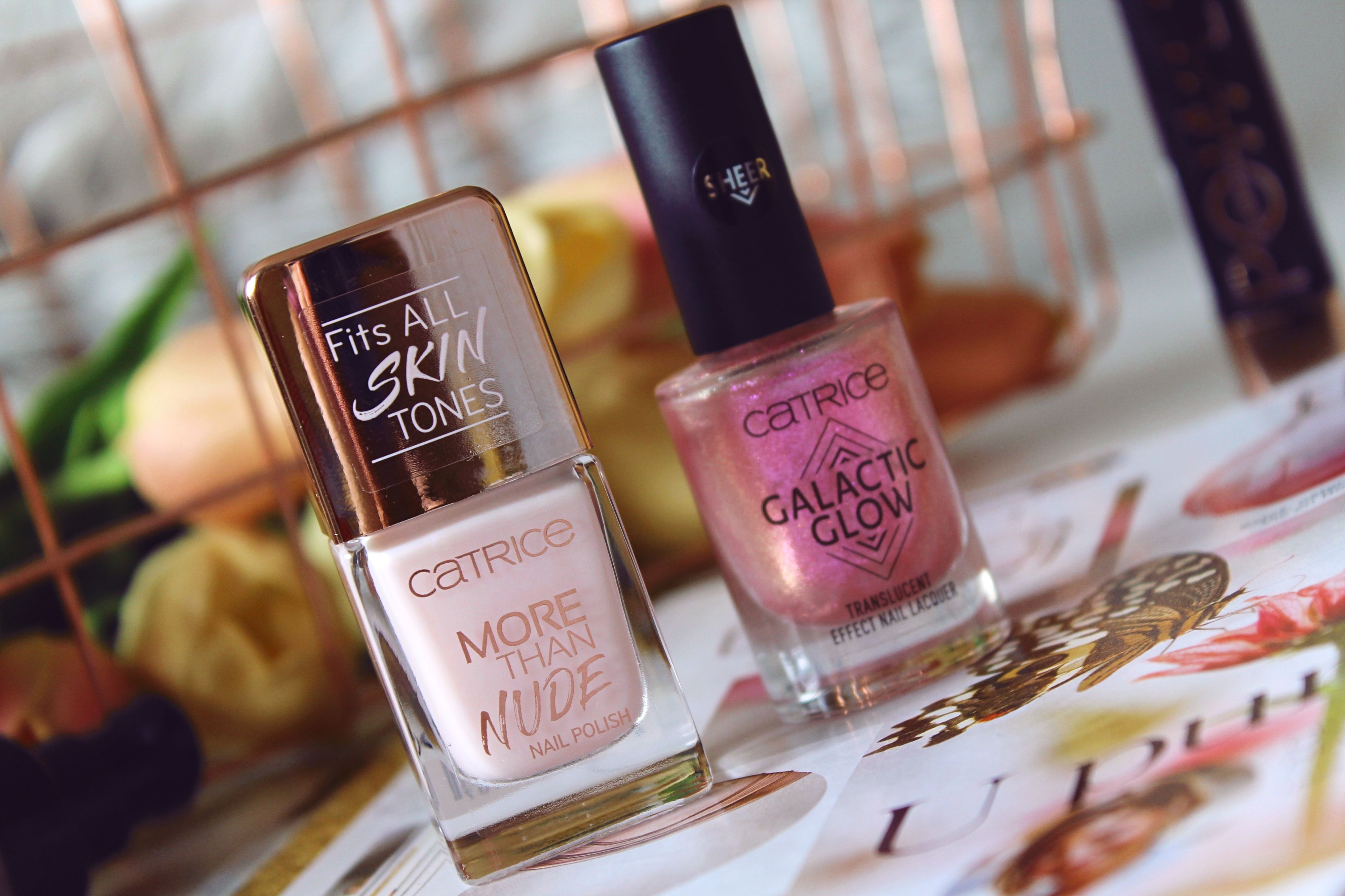 Catrice More Than A Nude And Galactic Glow Nail Polishes Review Recenzija Simple Serenity